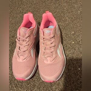 Reebok Kids Pink Mesh Lace-Up Sneakers